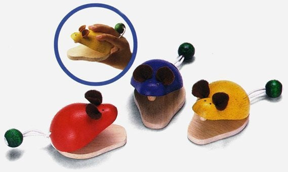 Plan Toys Kastanjett av tre 3 stk.