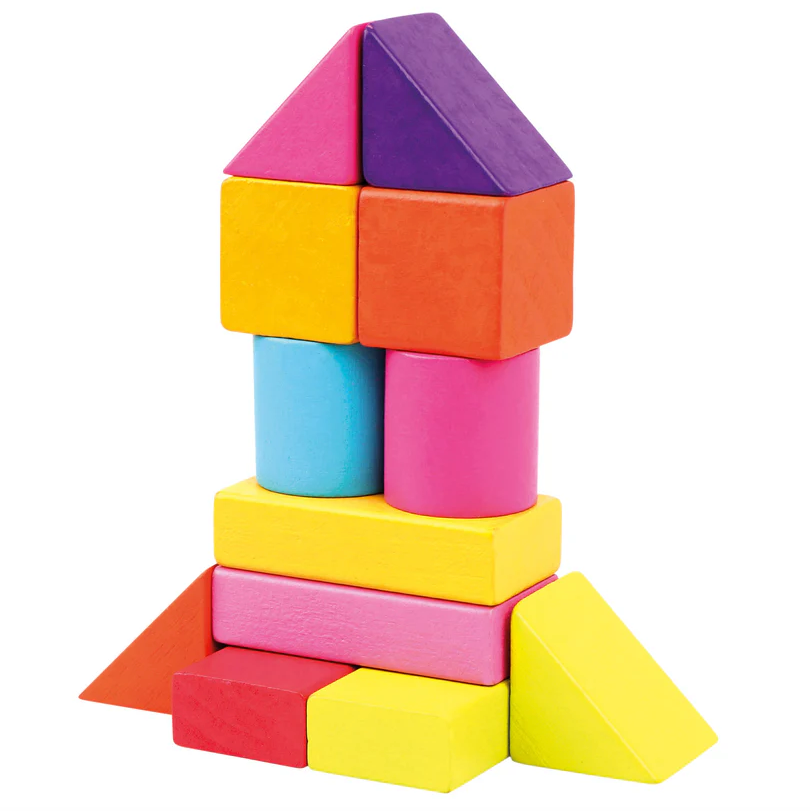 Mine første byggeklosser av tre 100 stk.