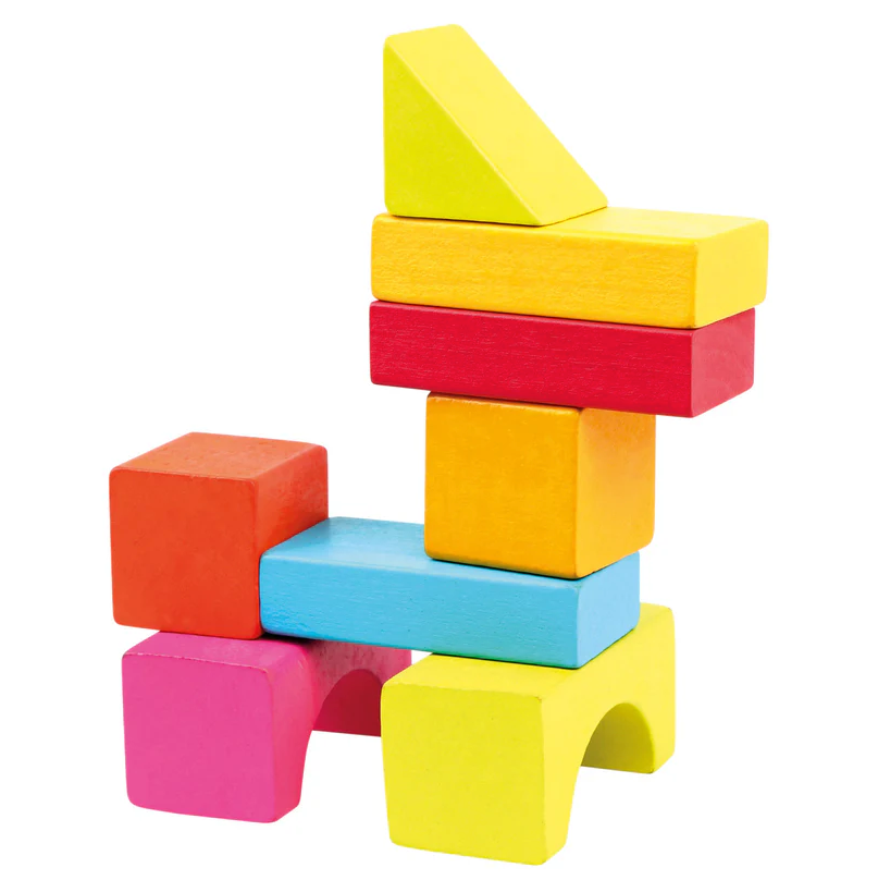 Mine første byggeklosser av tre 100 stk.