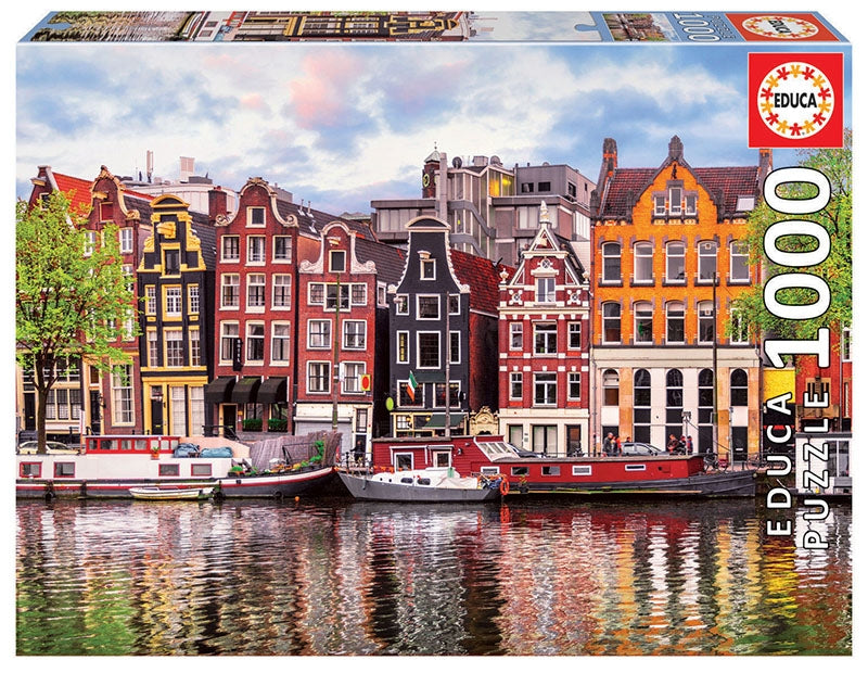 Educa puslespill: Amsterdams dansende hus 1000 brikker