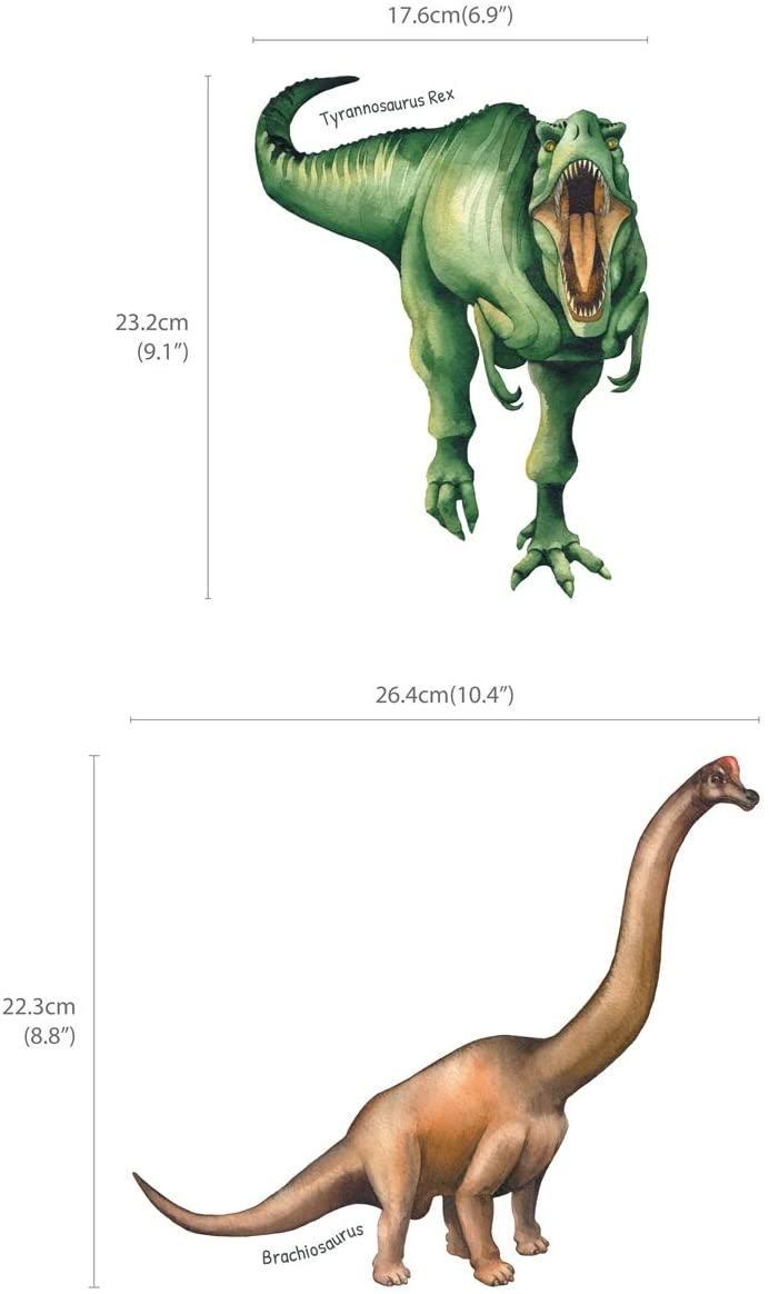 Wallstickers barnerom Dinosaurer