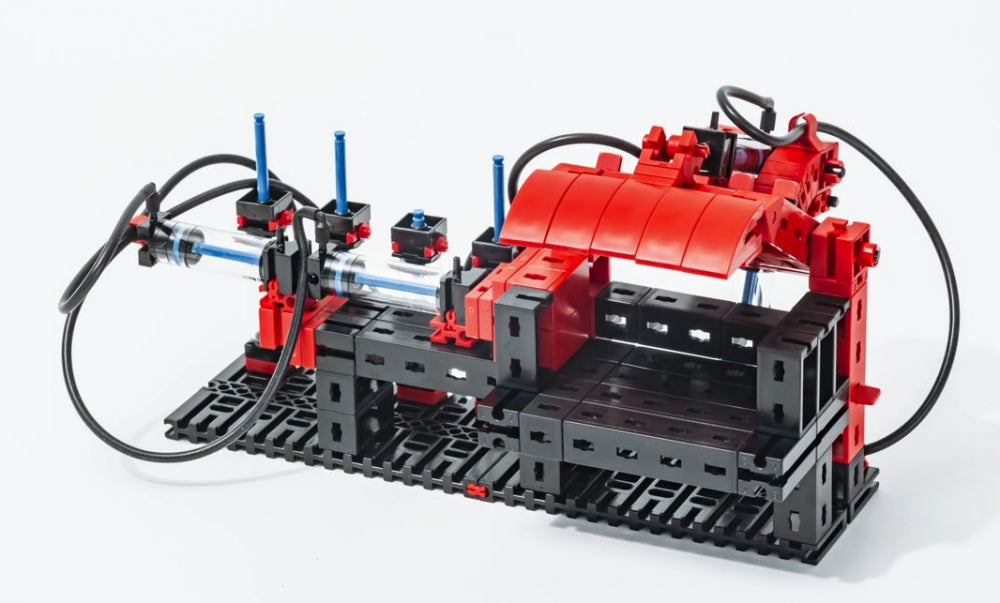 FischerTechnik byggesett for barn: Hydraulikk