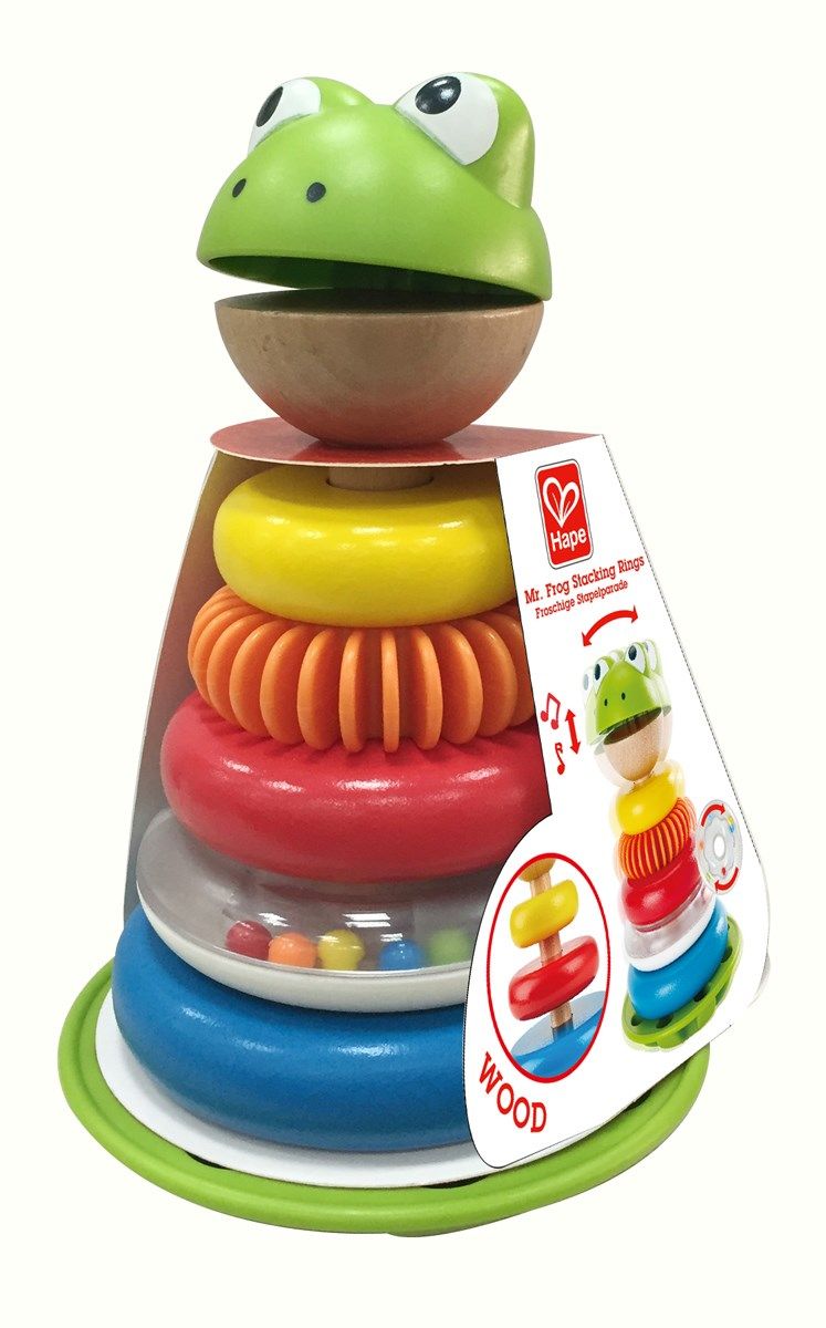 Hape Frosk Stable -og vippefigur med lyd