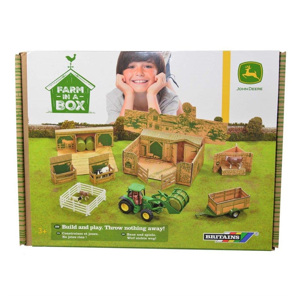 Britains Gård med traktor, dyr, gjerder m.m.