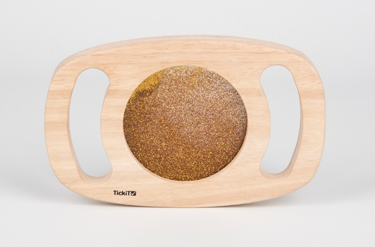 Lettholdt sensorisk glitterpanel
