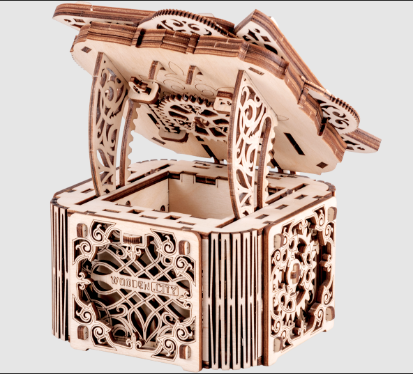Wooden City byggesett for voksne: Mystisk boks