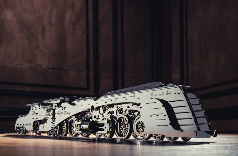 Time for machine byggesett metall voksne: Dazzling Steamliner damptog