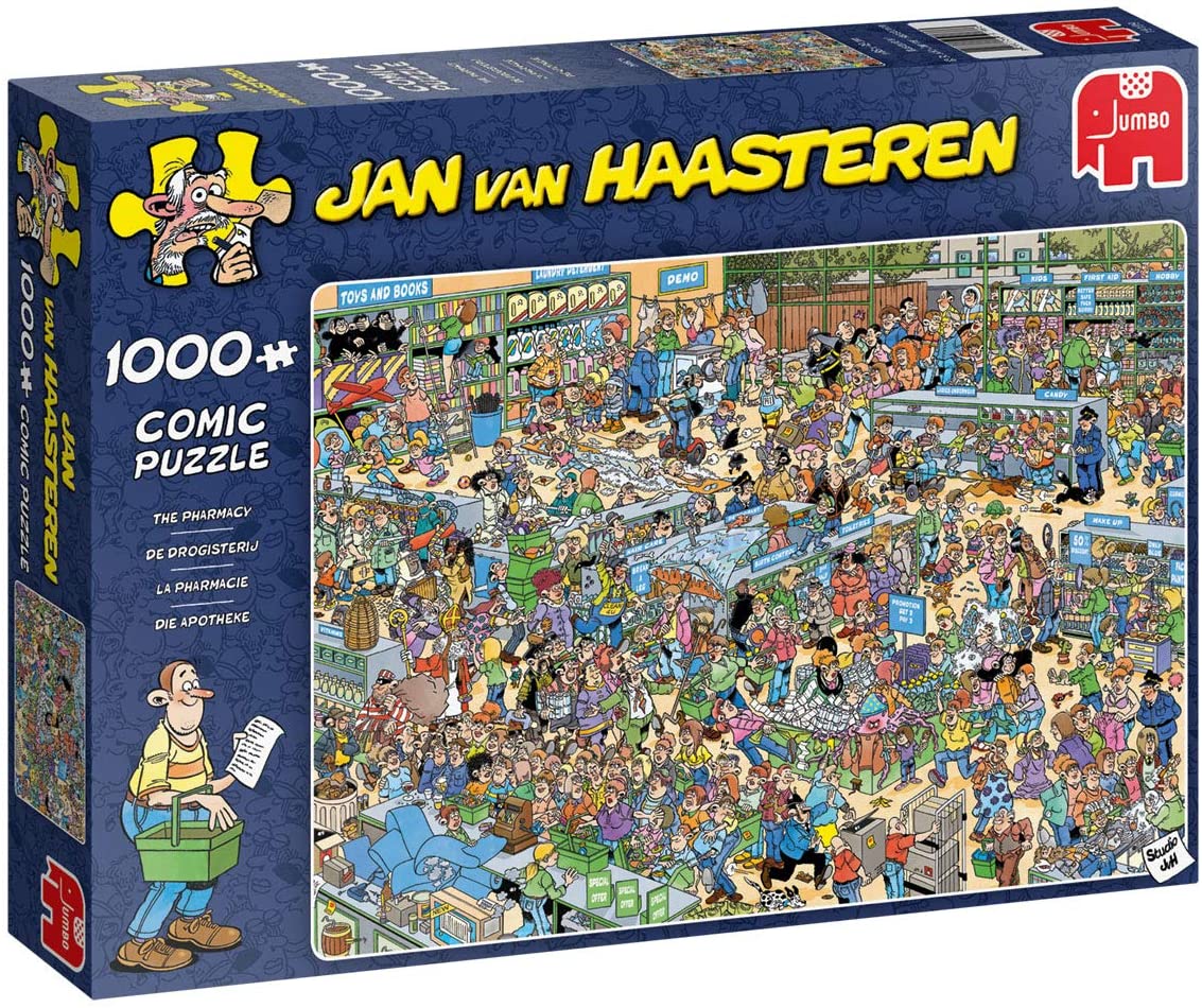 Jumbo puslespill: Jan van Haasteren Apoteket 1000 brikker