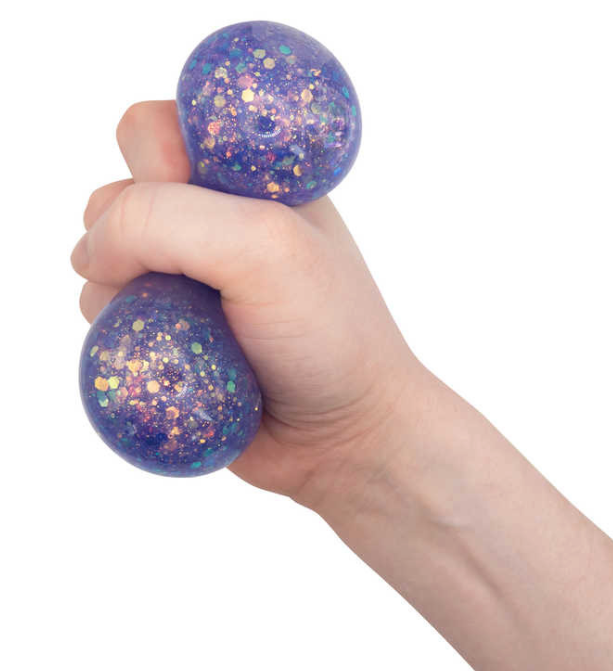 Scrunchems Galaxy stressball med lys