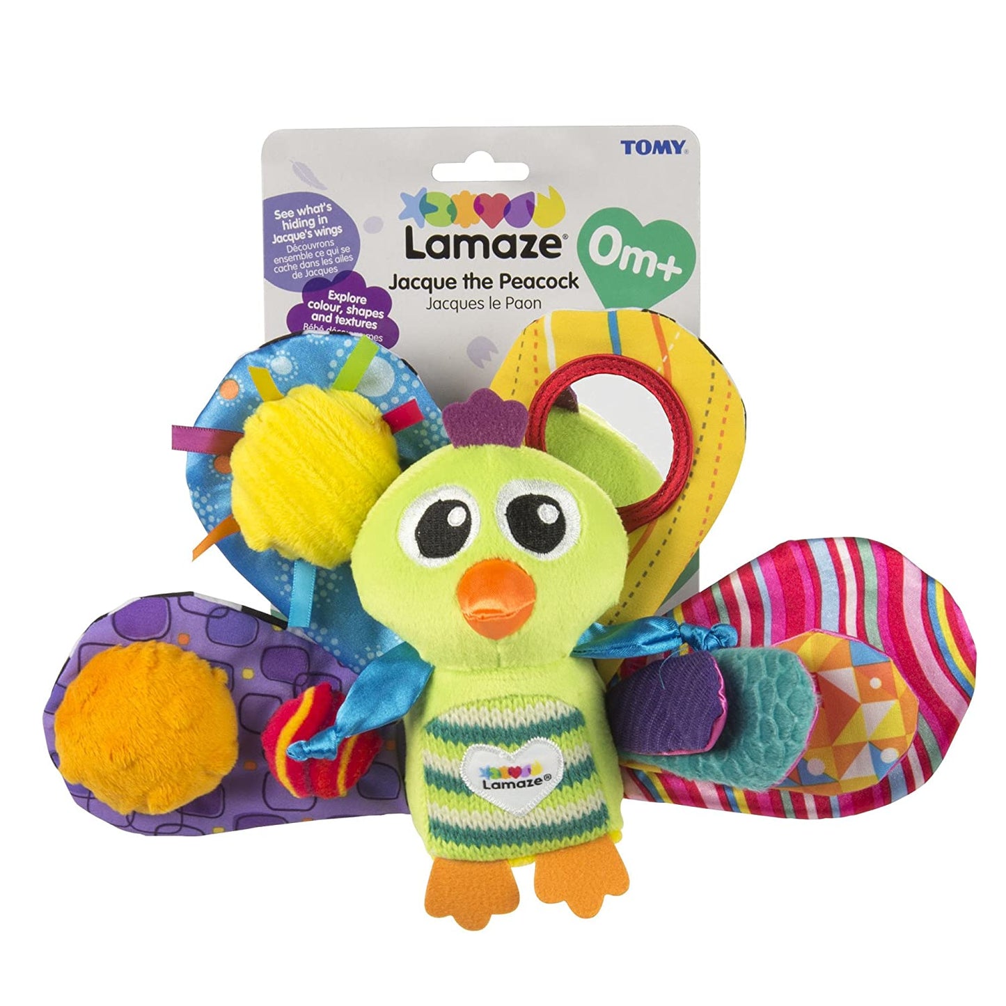 Lamaze babyleke: Påfuglen Jack