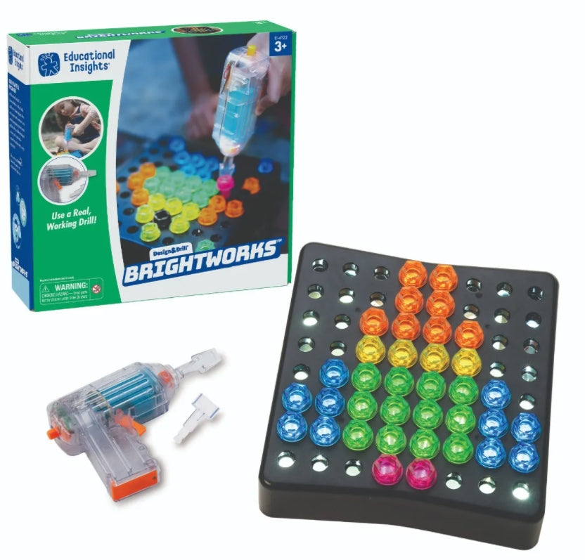 Design & Drill med lys - byggesett for barn