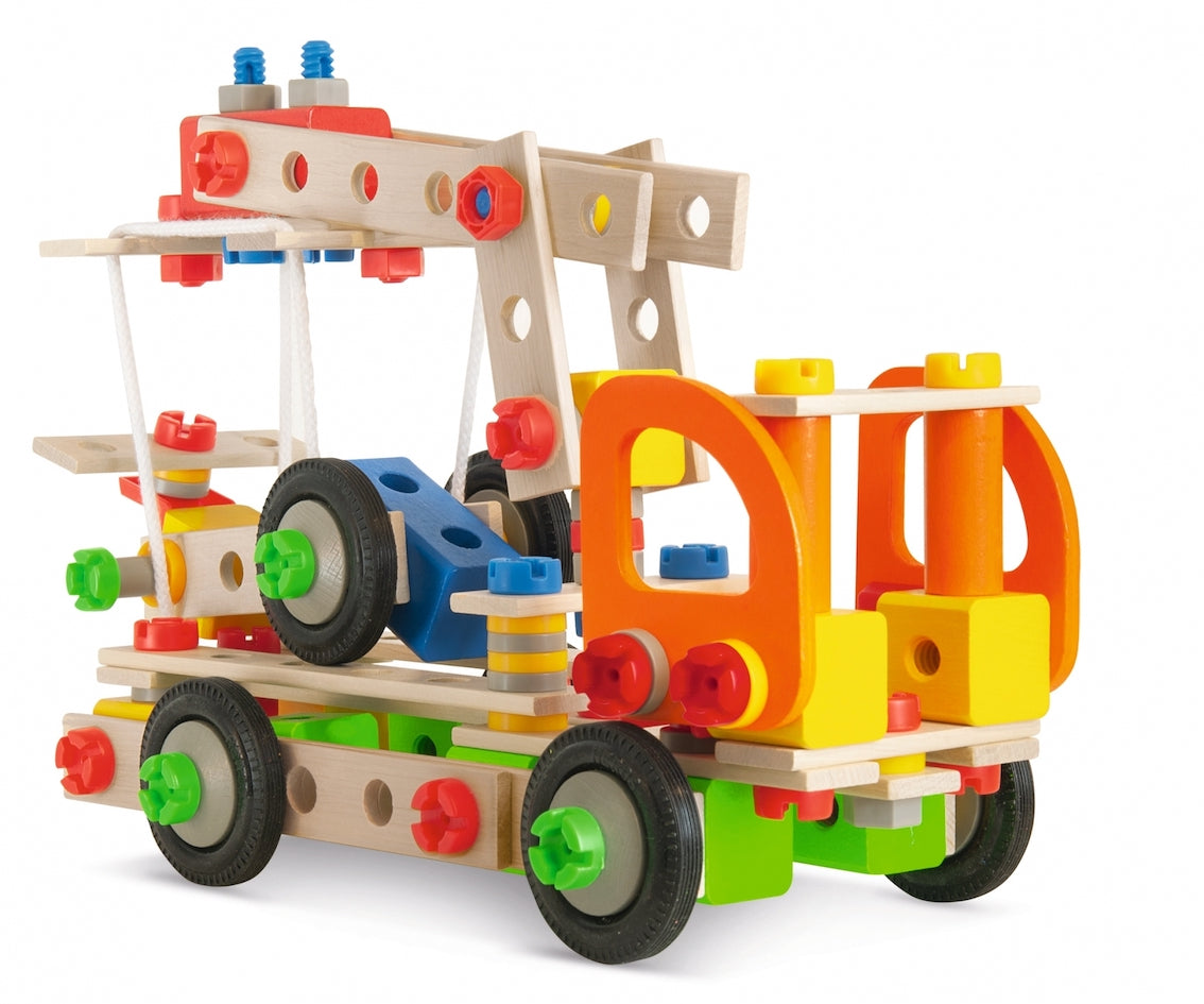 EH Constructor byggesett av tre: Mobilkran