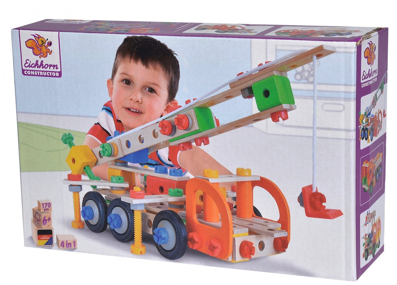 EH Constructor byggesett av tre: Mobilkran