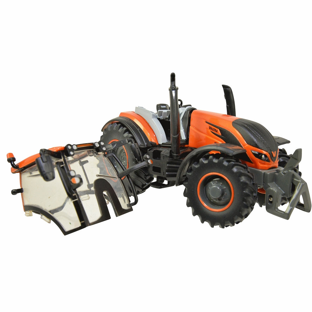 Britains Valtra Traktor T254 med oransje metalliclakk skala 1:32