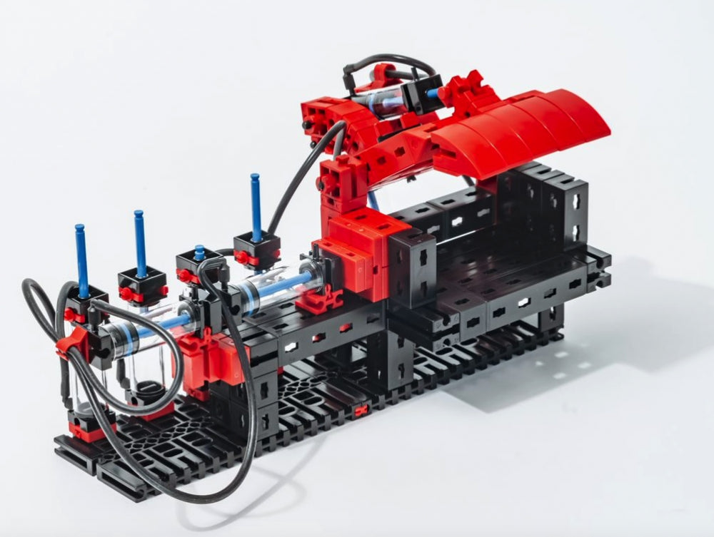 FischerTechnik byggesett for barn: Hydraulikk