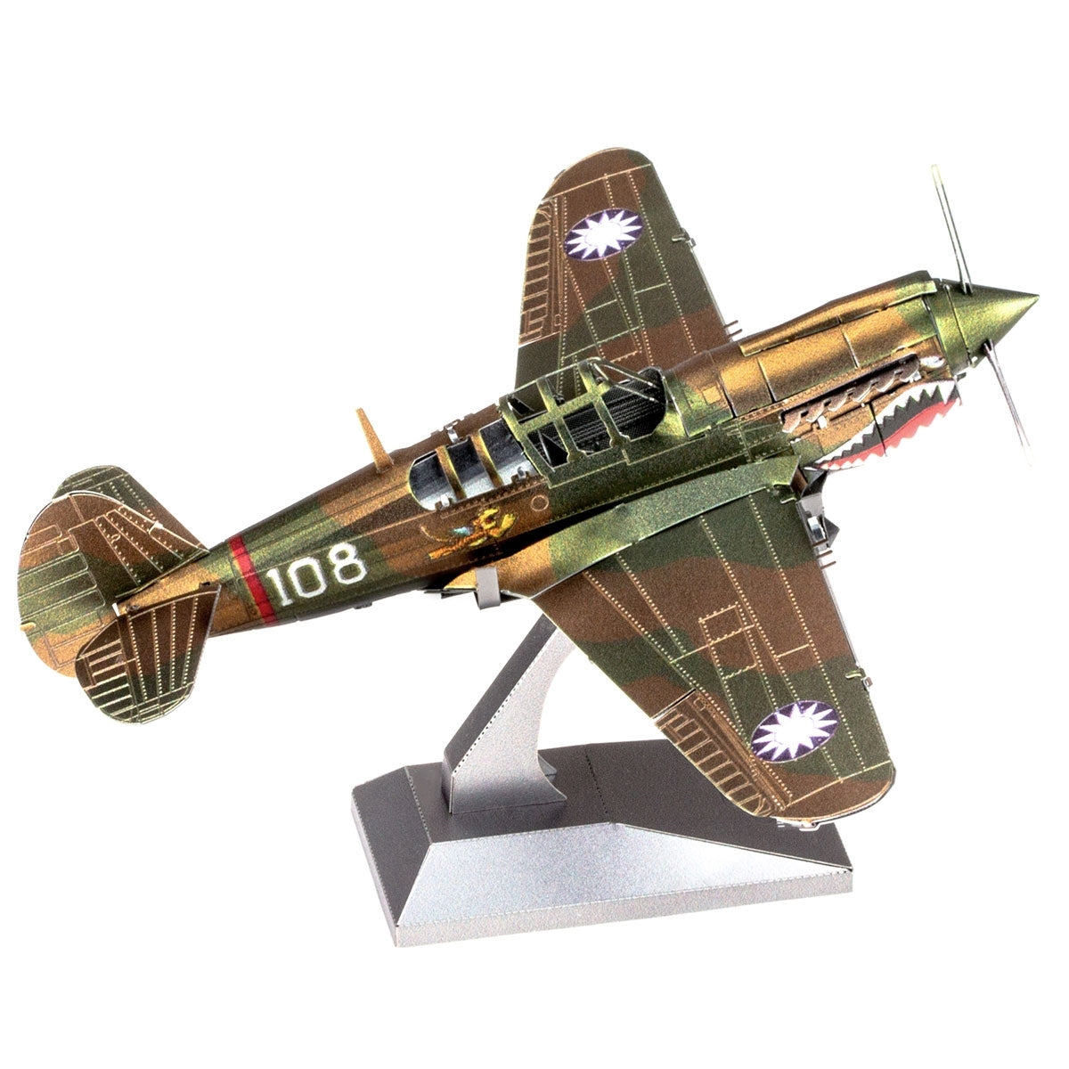 Byggesett metall for voksne: P-40 Warhawk jagerfly