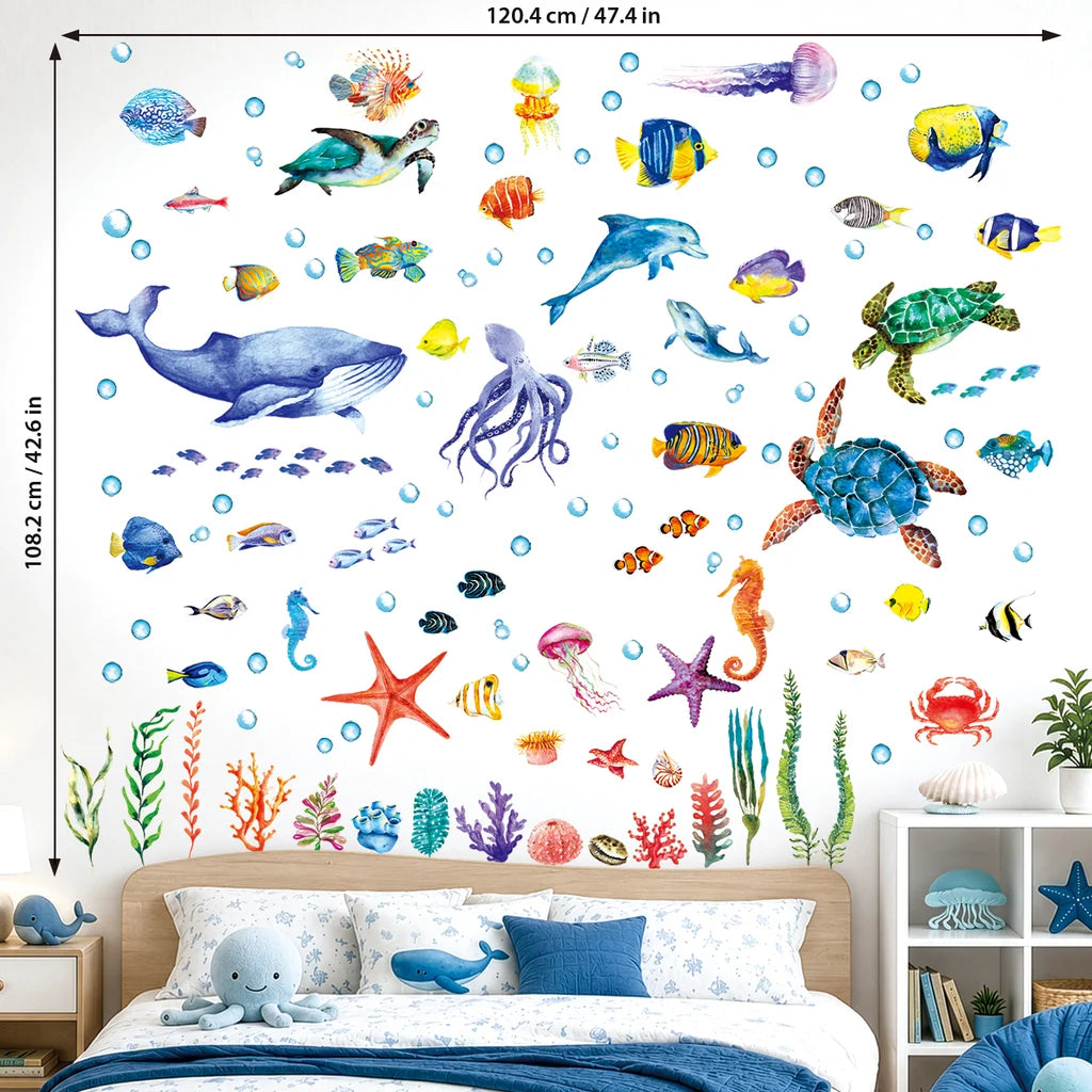 Wallstickers barnerom Eventyr i havdypet