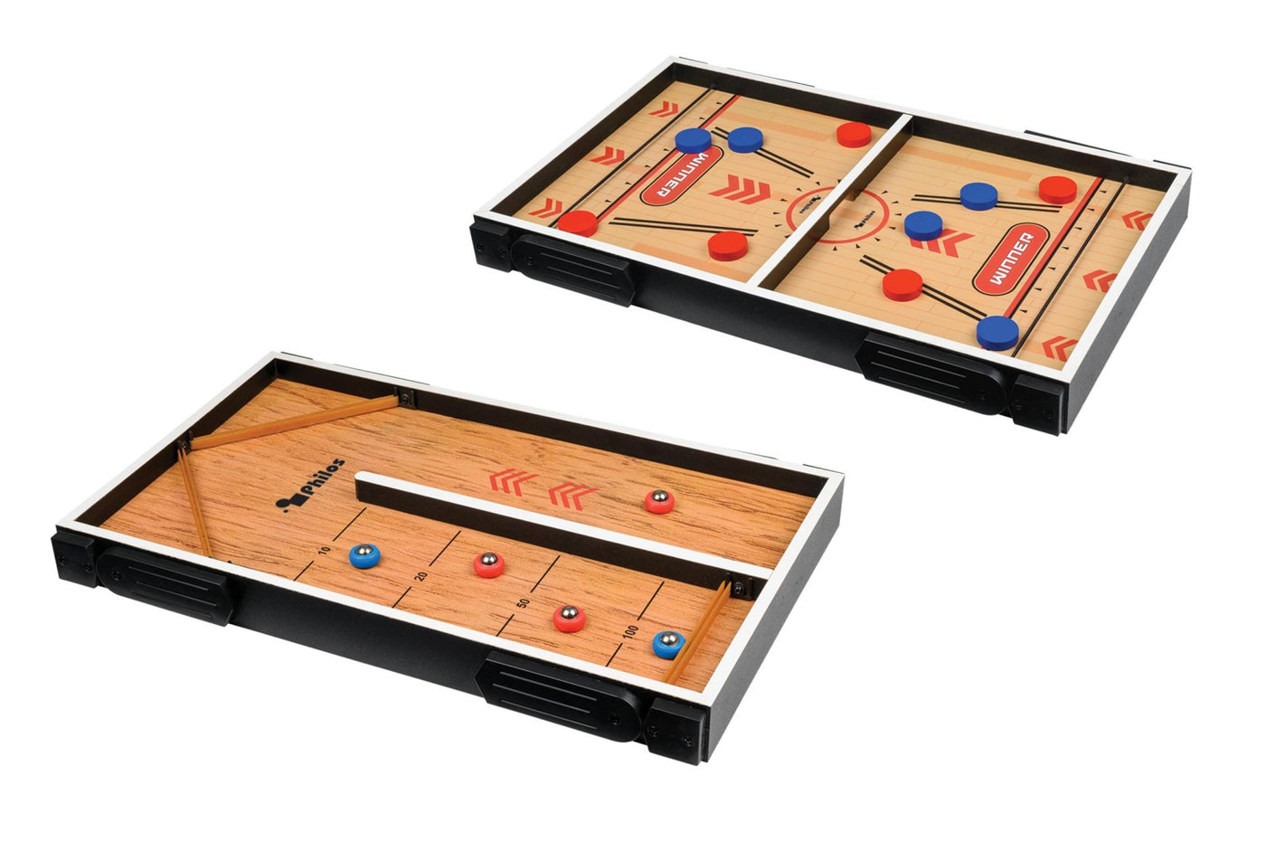 Shuffle game og Speed Hockey - 2-i-1 spill