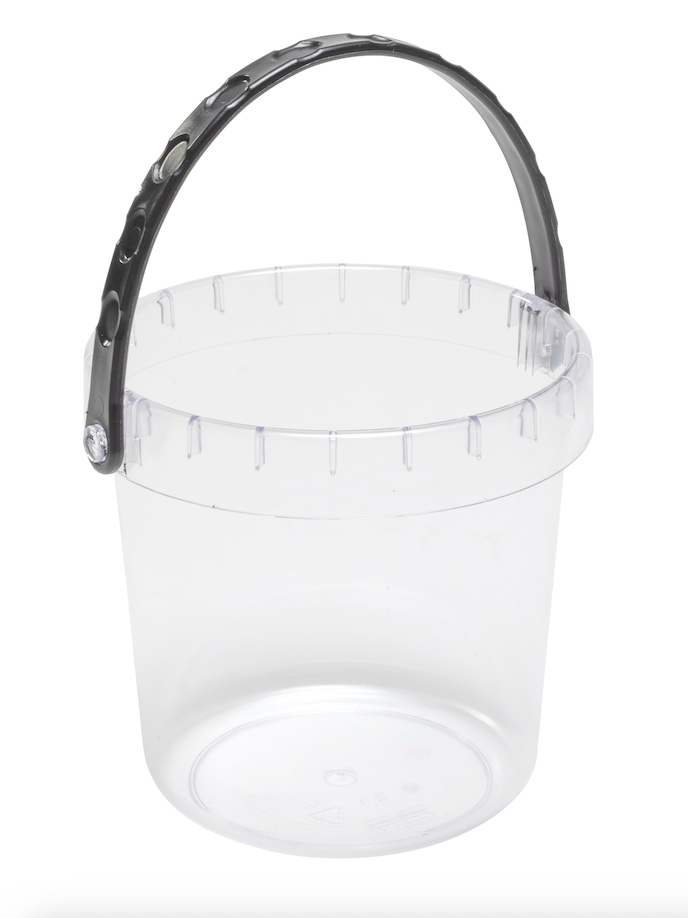 Nyby Strandbøtte gjennomsiktig 5 stk. - pakketilbud