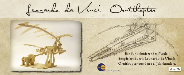 Byggesett av tre: Leonardo Da Vinci - Ornitopther
