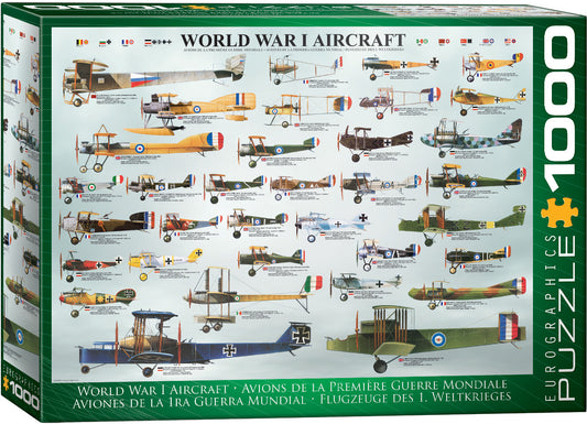 Eurographics puslespill: Fly fra 1. verdenskrig 1000 brikker