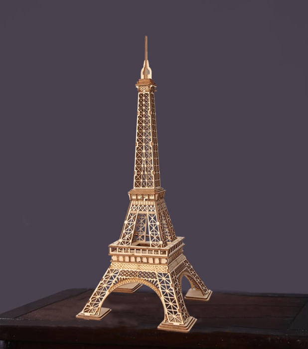 Rolife 3D puslespill av tre: Eiffeltårnet