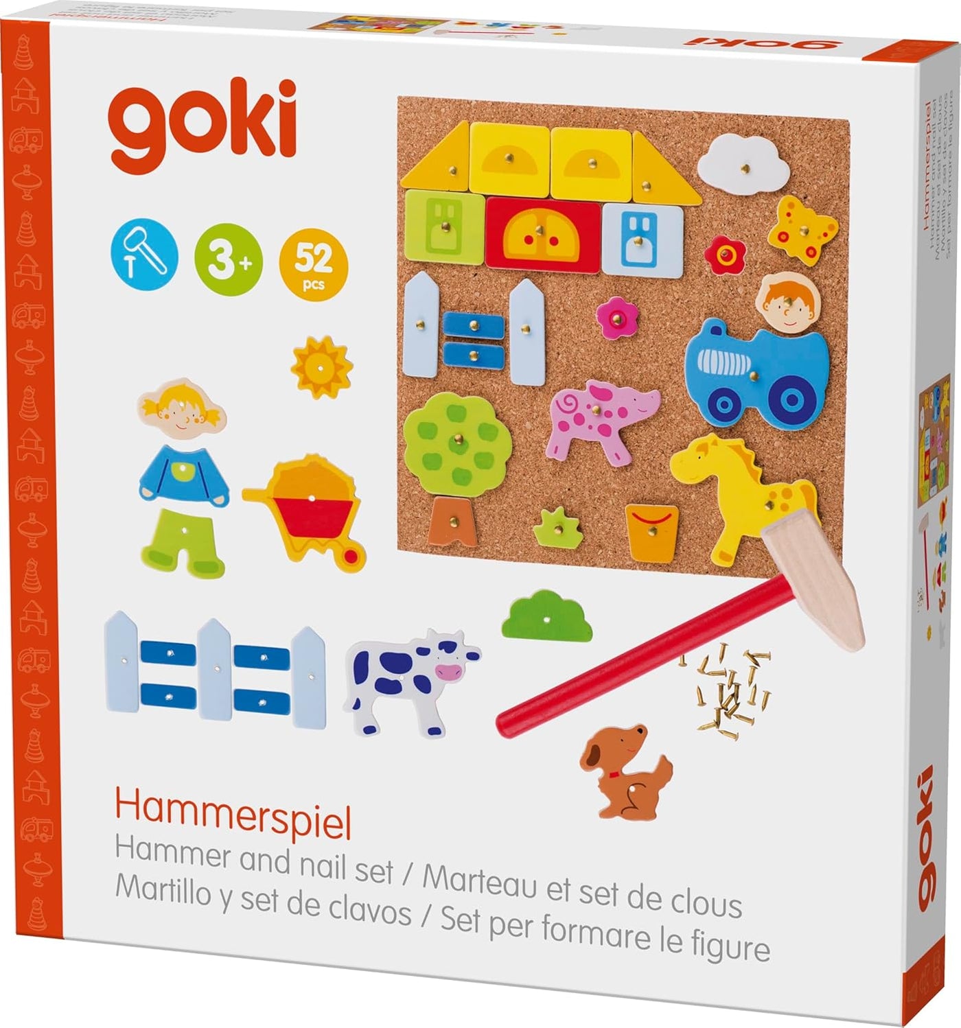Nostalgisk hammer & spiker spill: Gård