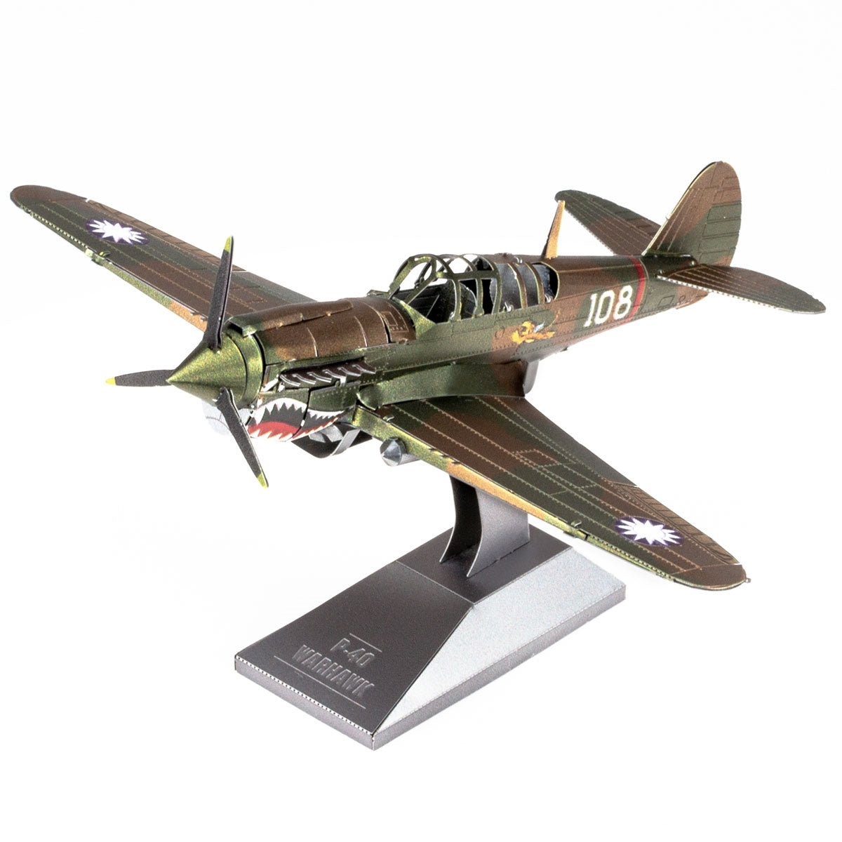 Byggesett metall for voksne: P-40 Warhawk jagerfly