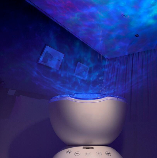 Ocean Wave projektor - vakre farger og bevegelige bølger