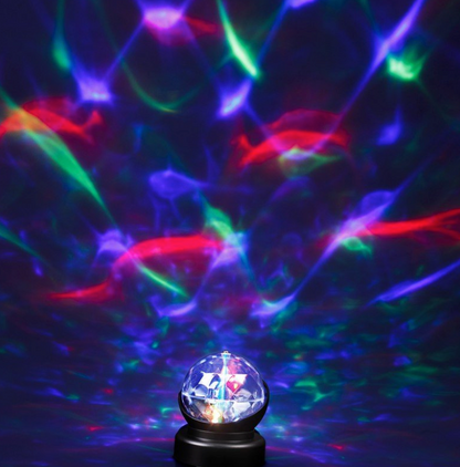 Roterende lampe kaleidoskop - diskokule