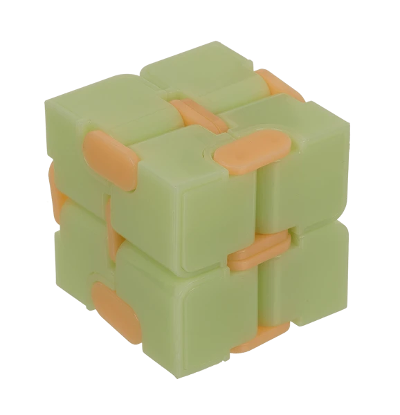 Infinity cube fidgetleke - lyser i mørket