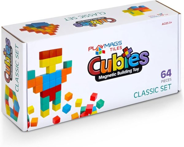 Playmags Magnetiske klosser 64 stk.