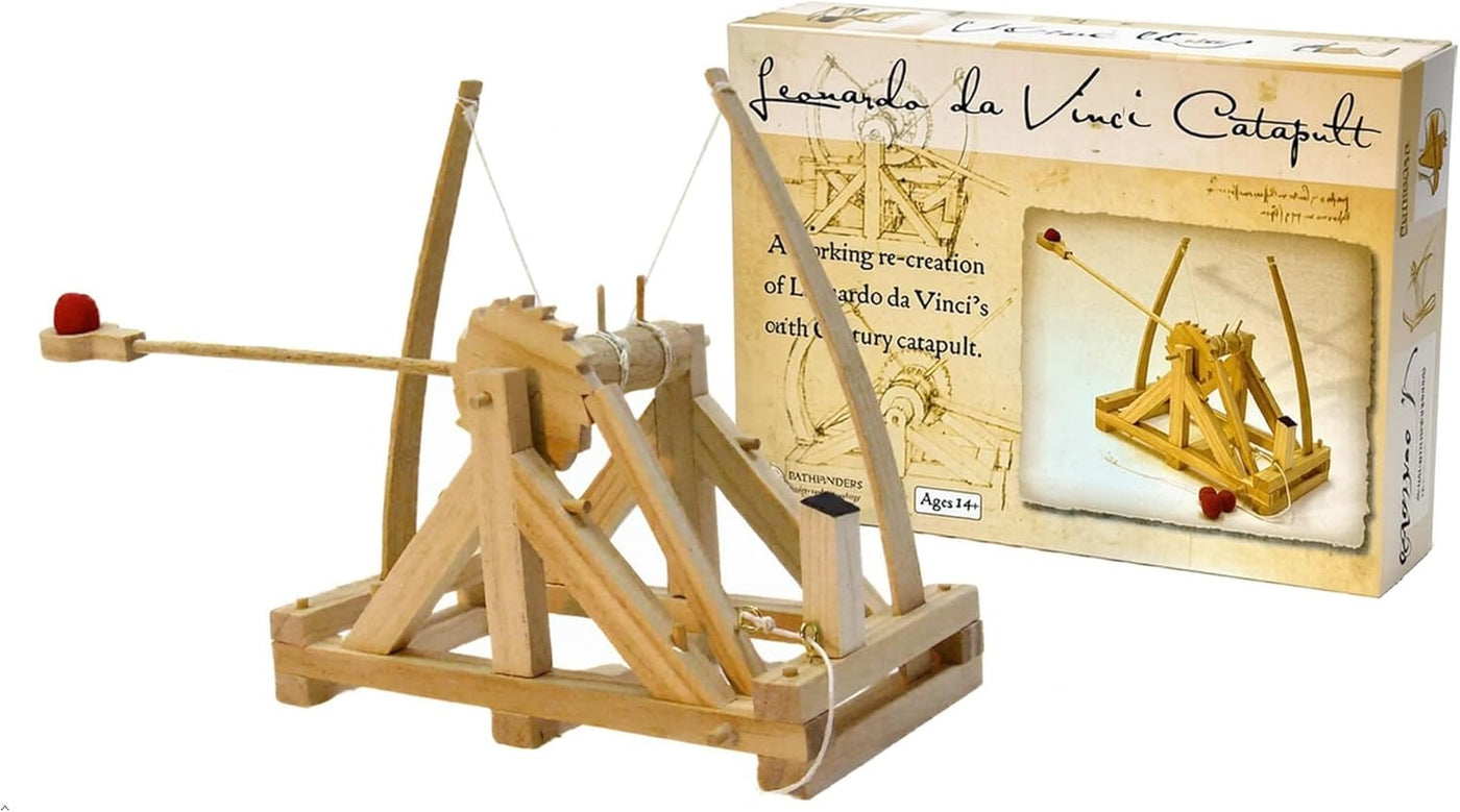 Byggesett av tre: Leonardo Da Vinci - Katapult