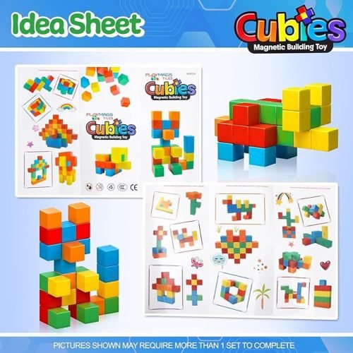 Playmags Magnetiske klosser 64 stk.