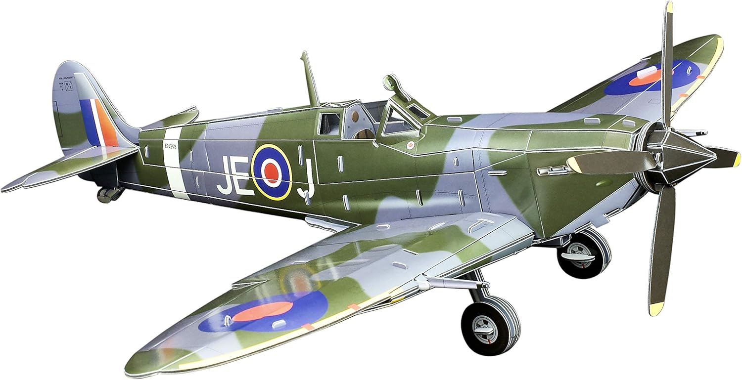 3D-puslespill: Supermarine Spitfire fly