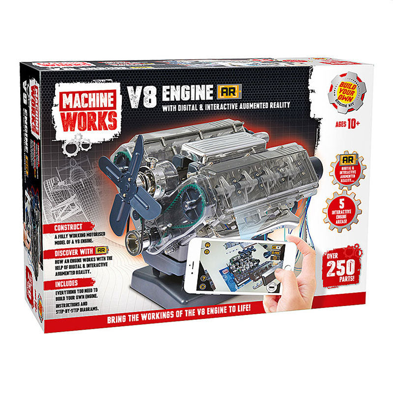 Machine Works byggesett for barn: V8 motor