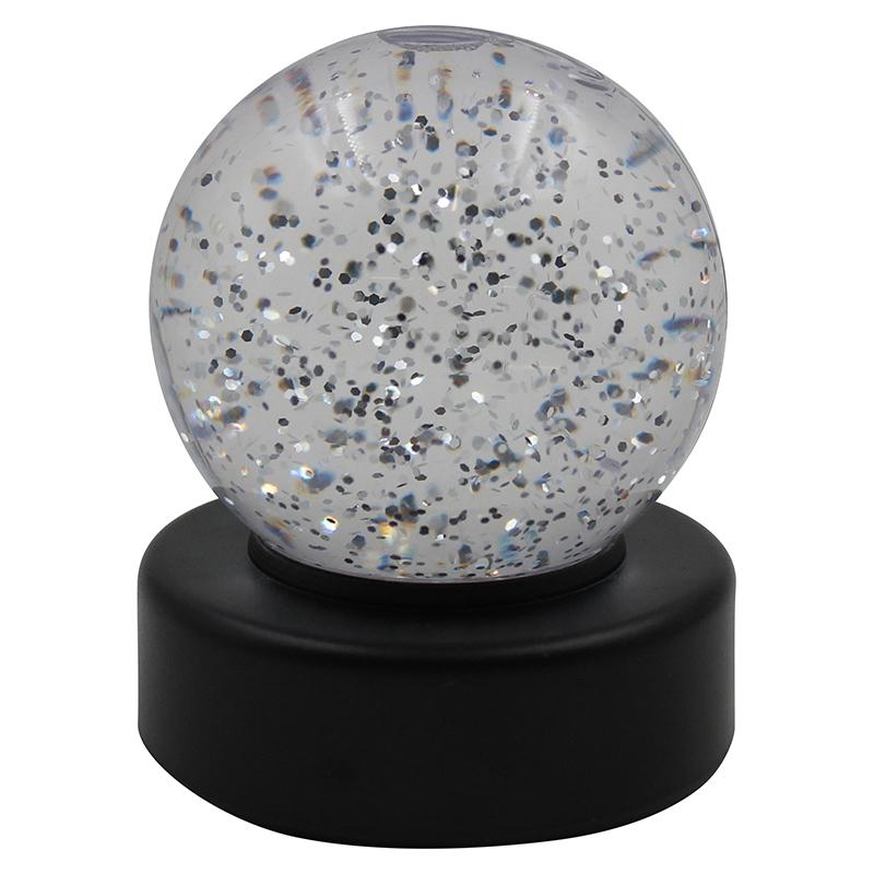 Stemningslampe med glitter og lys