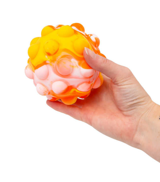 Mega Push Popper-ball 10 cm. - fidgetleke