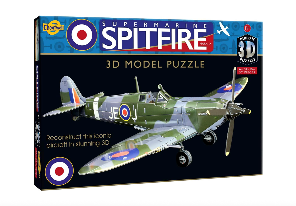 3D-puslespill: Supermarine Spitfire fly