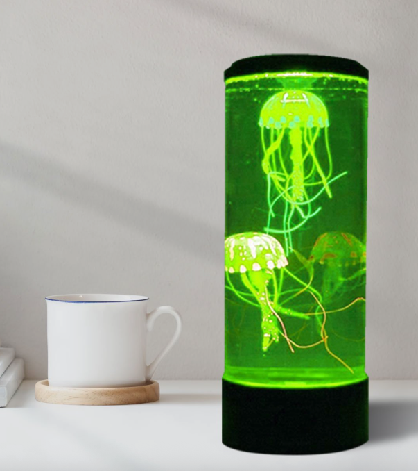 Jelly fish tank 39 cm. - sensorisk stemningslampe