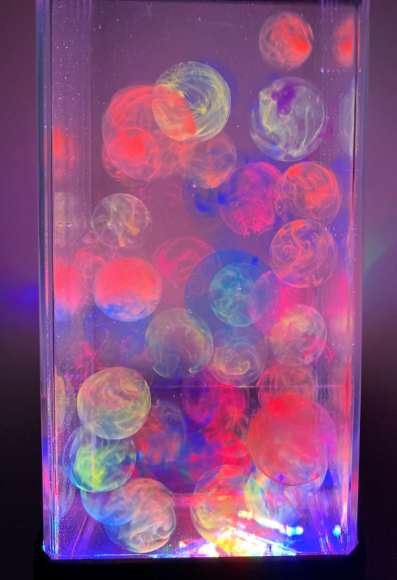 Mini Jelly Ball Tank - sensorisk stemningslampe