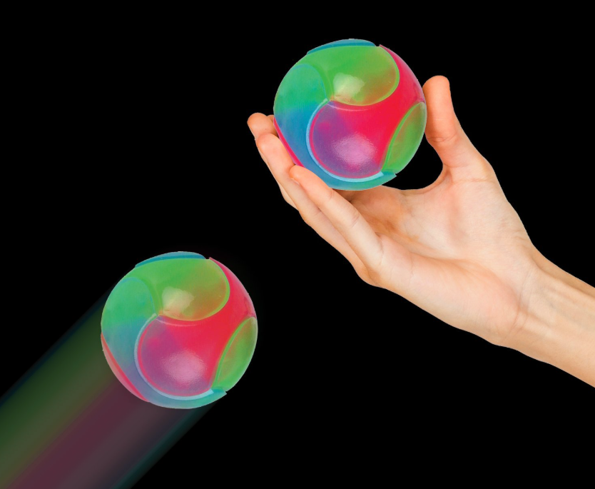 Sensorisk ball med blinkende lys