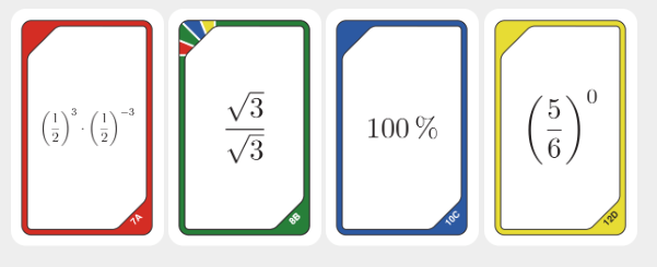 GetSmart kortstokk: Tall på forskjellig form