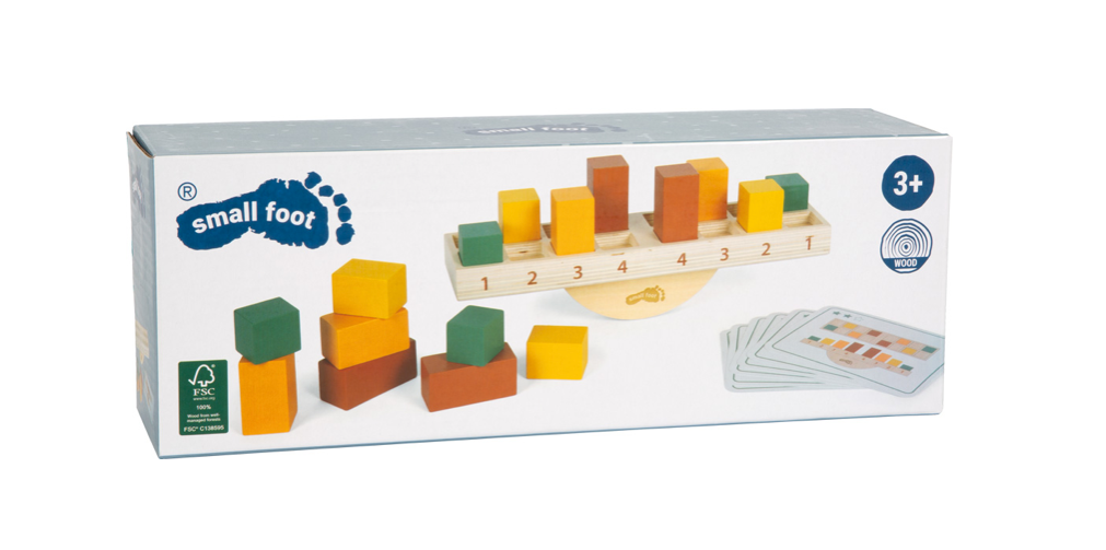 Montessori balanseleke av tre