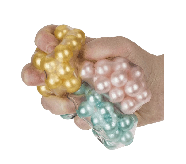 Klemmeball med kuler - figetleke