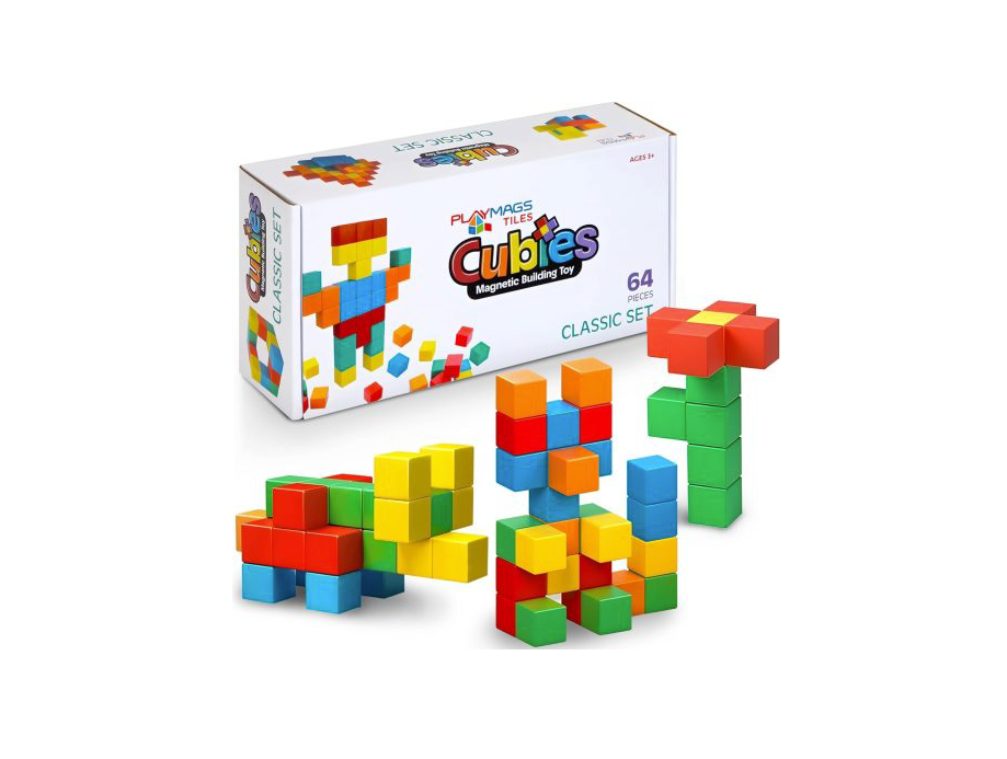 Playmags Magnetiske klosser 64 stk.