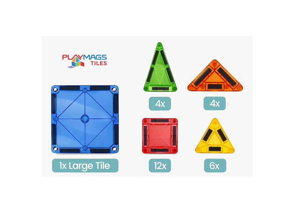 Playmags Magnetiske rammer mini 27 stk.