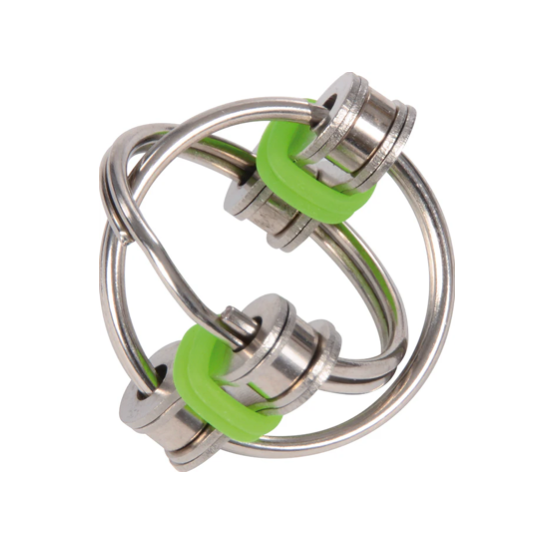 Flip-ring fidgetleke