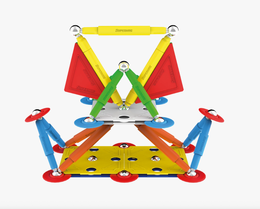 Supermag Projects Multicolor 60 deler - magnetbyggesett