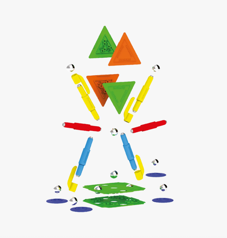 Supermag Projects Multicolor 30 deler - magnetbyggesett